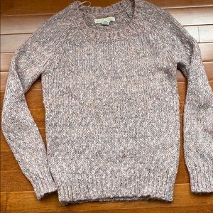 SWEATER multi-tone pink/white and hints of black